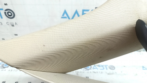 Left rear window trim panel for Audi A4 B9 17-25, beige, dry-cleanable