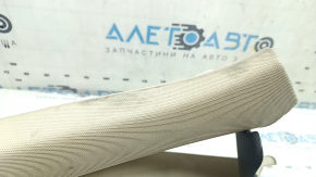 Left rear window trim panel for Audi A4 B9 17-25, beige, dry-cleanable
