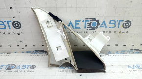 Left rear window trim panel for Audi A4 B9 17-25, beige, dry-cleanable