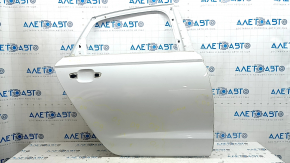 Bare rear right door for Audi A6 C7 12-18 white LS9R, after repair