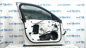 Front left door assembly for Audi A6 C7 12-18 keyless, white LS9R, butt