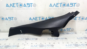 Rear pillar trim lower left Lexus CT200h 11-17 black, worn