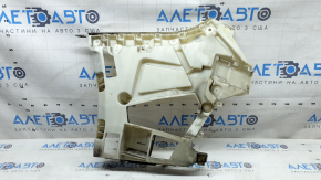 Left rear bumper mount for BMW 3 Series G20 19-22 M Sport, white