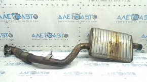 Audi A4 B9 17-25 2.0T Type 2 exhaust pipe, mesh torn, rusty