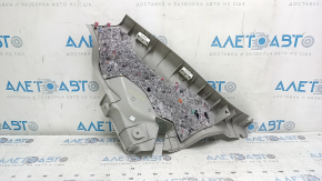 Lower right rear pillar trim for Lexus RX350 RX450h 10-12, gray, worn