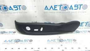 Black driver's seat control cover for the Audi A6 C7 12-18