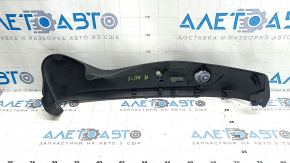 Black driver's seat control cover for the Audi A6 C7 12-18