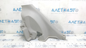 Lower left rear pillar trim for Lexus RX350 RX450h 10-12, gray, worn, plastic turned white