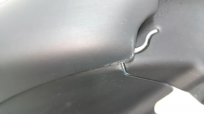 Lower left rear pillar trim for Lexus RX350 16-22 black, 2 pieces, scratches, dented leather