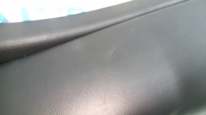 Lower left rear pillar trim for Lexus RX350 16-22 black, 2 pieces, scratches, dented leather