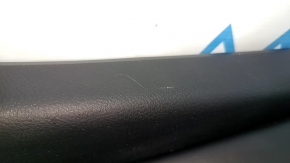 Lower left rear pillar trim for Lexus RX350 16-22 black, 2 pieces, scratches, dented leather