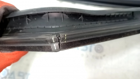 Mitsubishi Outlander 22-26 front left door glass seal, matte black, tear