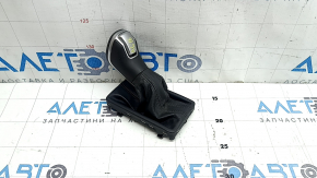 Audi A6 C7 16-18 Restored Black Leather Gear Knob, Scratched