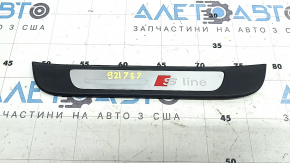 Audi A6 C7 12-18 S-line outer rear left door sill scratches