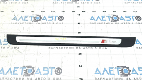Audi A6 C7 12-18 S-line outer door sill trim, front left, scratches