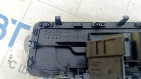 Audi A6 C7 12-18 rear seat heating control buttons with trim