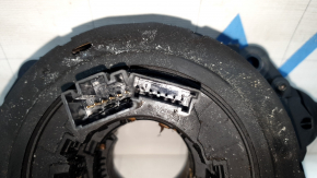 Steering column switches guitar assembly BMW 3 G20 19-22 with a cable for heated steering wheel, melted, covered in soot