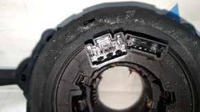Steering column switches guitar assembly BMW 3 G20 19-22 with a cable for heated steering wheel, melted, covered in soot