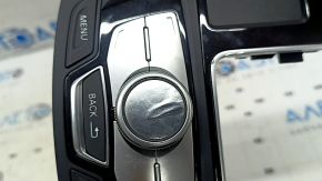MMI control panel for Audi A6 C7 2016-2018, chipped, worn, needs cleaning