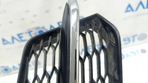 Right front bumper grille for Audi A6 C7 16-16 chrome molding
