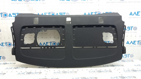 Rear shelf Audi A6 C7 16-18 rest without curtain, black