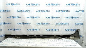 Right threshold for Audi A6 C7 16-18 restyling s-line, black, scratches, broken mount