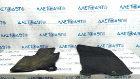 Set of floor mats for Lincoln Corsair 20-26 black fabric, ready to clean