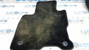 Set of floor mats for Lincoln Corsair 20-26 black fabric, ready to clean