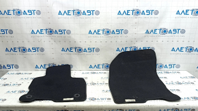 Set of floor mats for Lincoln Corsair 20-26 black fabric, ready to clean