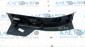 Lincoln Corsair 20-26 rear left door sill plate, black, scratches, broken mount