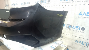 Bare rear bumper for BMW 3 G20 19-22 with parking sensors without PMA, M Sport, black, scratches