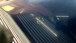 Kia Niro 17-22 keyless front left door assembly, blue C3U, butt, glue on the upper molding