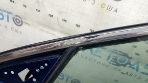 Kia Niro 17-22 keyless front left door assembly, blue C3U, butt, glue on the upper molding
