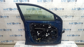 Kia Niro 17-22 keyless front left door assembly, blue C3U, butt, glue on the upper molding