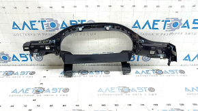 Lincoln Corsair 20-22 instrument cluster trim panel, wood grain, gloss black, broken fasteners