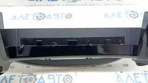 Lincoln Corsair 20-22 instrument cluster trim panel, wood grain, gloss black, broken fasteners
