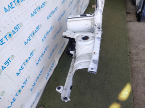 Front left quarter Mercedes GLA 15-20 on the body, white