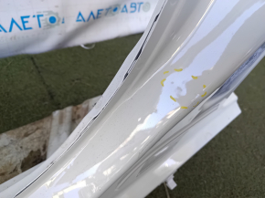 Front left quarter Mercedes GLA 15-20 on the body, white
