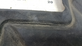 A set of floor mats for the BMW X5 G05 19-26 black rubber, 2 rows, cracks on the driver's mat