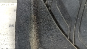 A set of floor mats for the BMW X5 G05 19-26 black rubber, 2 rows, cracks on the driver's mat