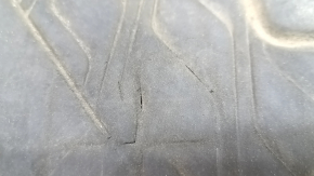 A set of floor mats for the BMW X5 G05 19-26 black rubber, 2 rows, cracks on the driver's mat