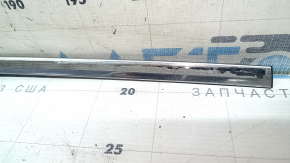 Upper rear right door molding for Kia Niro 17-22, chrome, glued on
