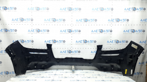 Bare front bumper for a Lincoln Corsair 20-22, without a tow hook, for automatic parking, for 6 parking sensors, black, worn, paint peeling, non-factory holes