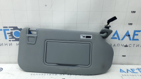 Right visor for Lincoln Corsair 20-26, gray, without hook, with backlight, for cleaning