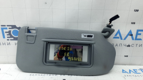 Right visor for Lincoln Corsair 20-26, gray, without hook, with backlight, for cleaning