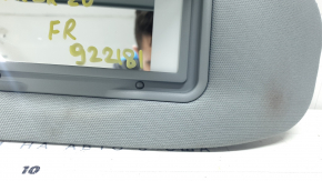 Right visor for Lincoln Corsair 20-26, gray, without hook, with backlight, for cleaning
