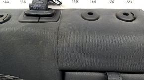 Rear seat backrest, 2nd row, right, Kia Niro 17-22 HEV, PHEV, combined gray, fabric, with belt and armrest, for cleaning