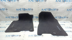 Set of fabric floor mats for the Kia Niro 17-22 HEV, PHEV, black