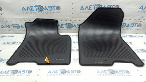 Set of fabric floor mats for the Kia Niro 17-22 HEV, PHEV, black