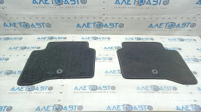 Set of fabric floor mats for the Kia Niro 17-22 HEV, PHEV, black